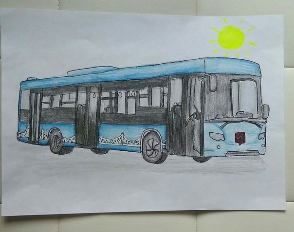 Нарисовать автобус