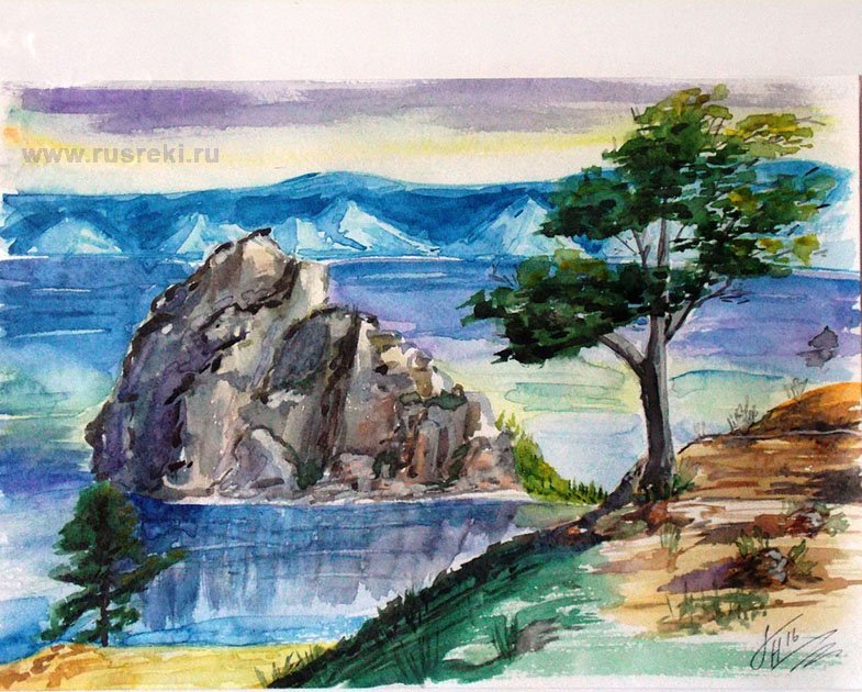 Байкал для рисования