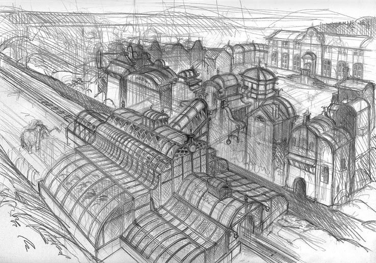 Зарисовки Бенуа Сокаля Валадилен