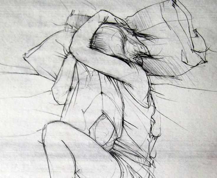 Грустные рисунки