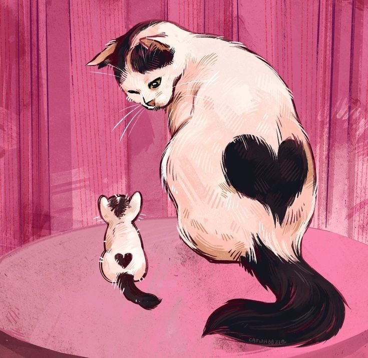 Леди кошка арт