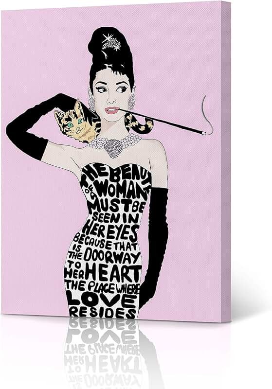 Audrey Hepburn завтрак у Тиффани арт