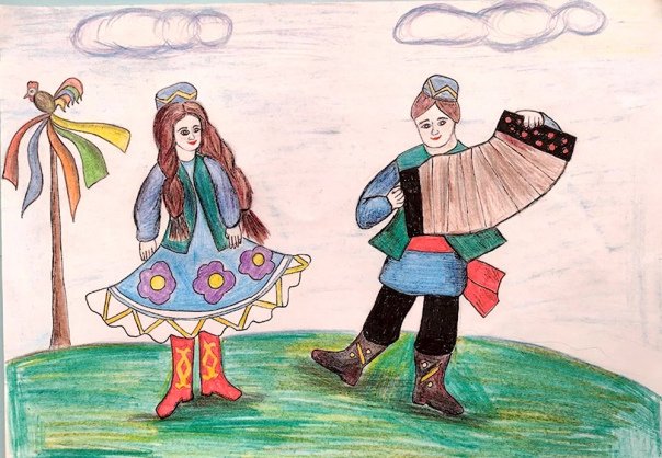 Татарские праздники рисунки