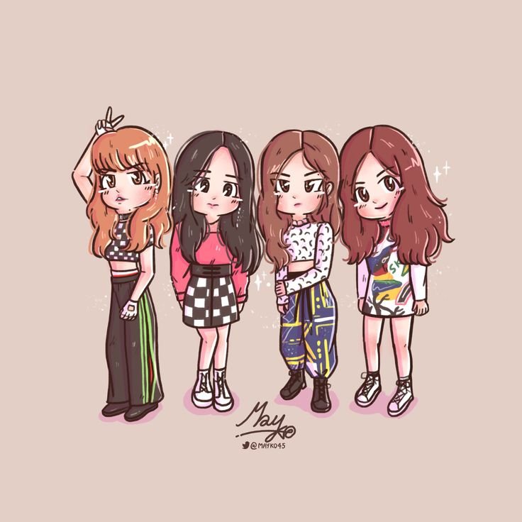 BLACKPINK Art Чиби