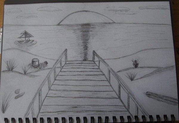 Рисунки для срисовки природа