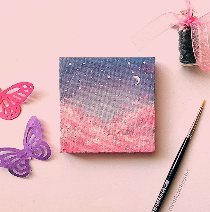 Красивые рисунки акрилом