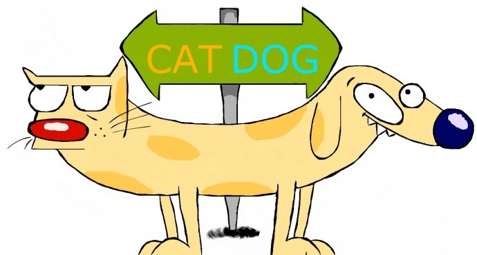 Мультяшный котопёс