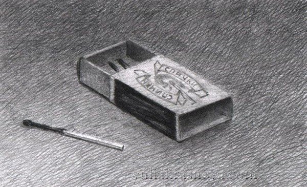 Спичечный коробок рисунок