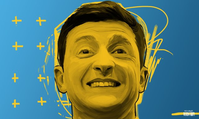 Зеленский рисунок