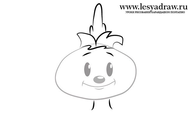 Чиполлино рисунок карандашом