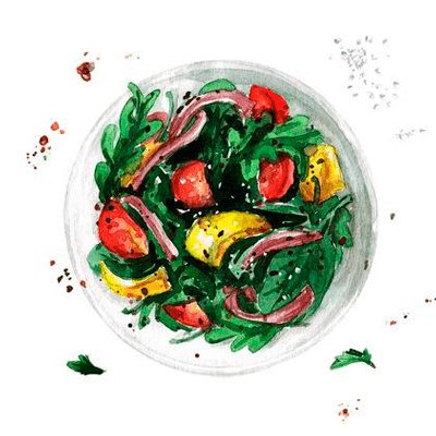 Салат рисунок