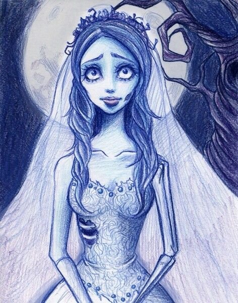 Труп невесты для срисовки