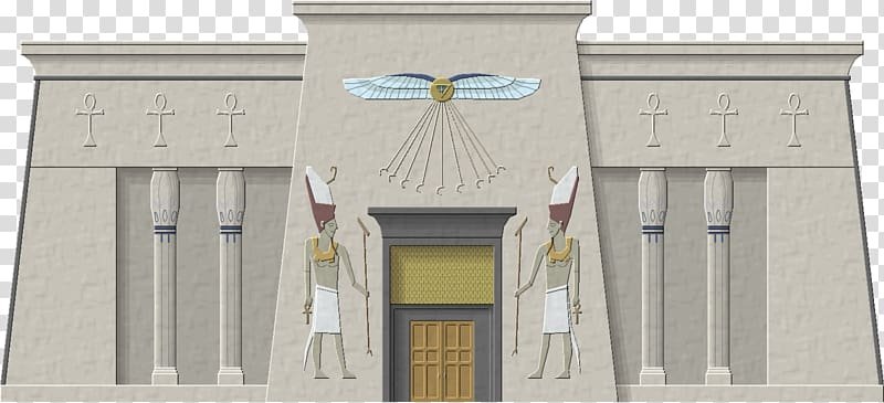 Древнеегипетский храм в Египте рисунки