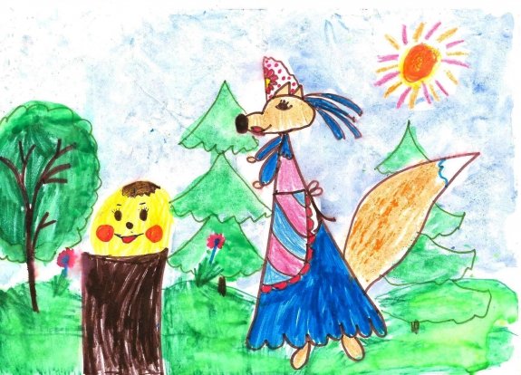 Рисунки детей по сказкам