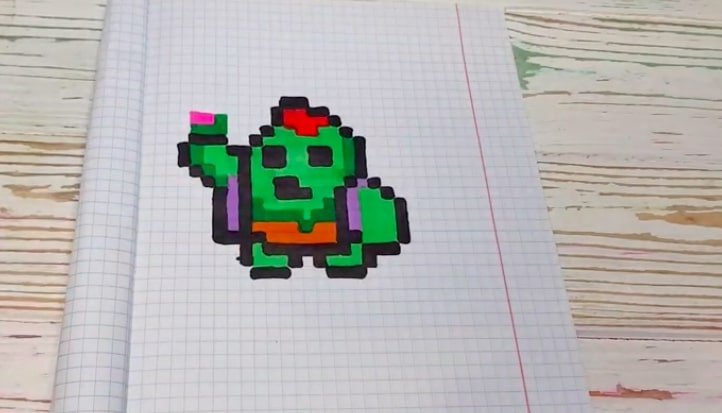 По клеточкам brawl stars легкие