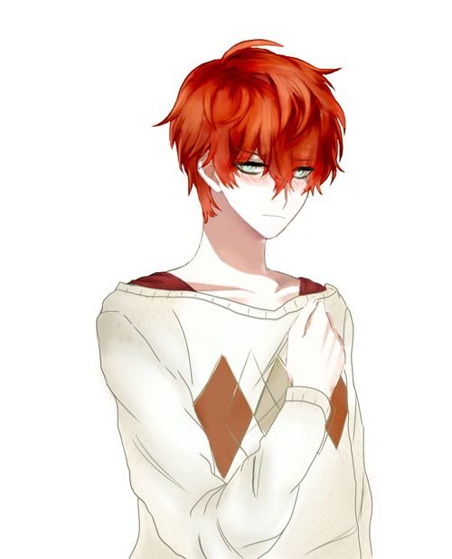 Mystic Messenger Саеран рыжий