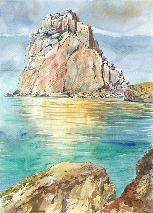 Байкал для рисования