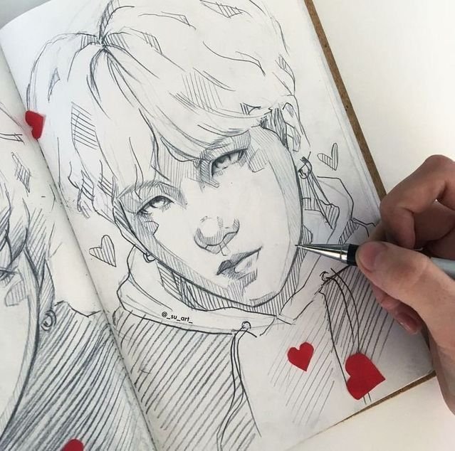 Скетчбук BTS