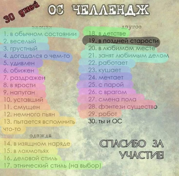 ЧЕЛЛЕНДЖ по рисованию ОС