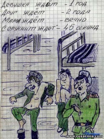 Карикатуры для дембельского альбома