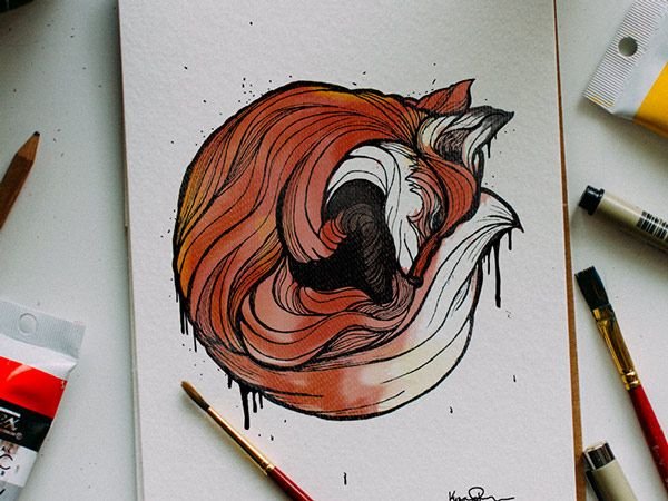 Креативные рисунки фломастером