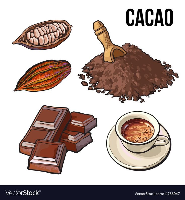 Какао рисунок