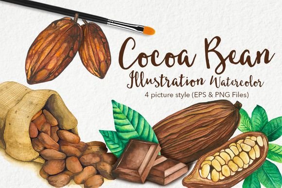 Шоколад какао Бобы