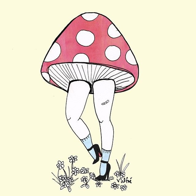 Мухомор рисунок
