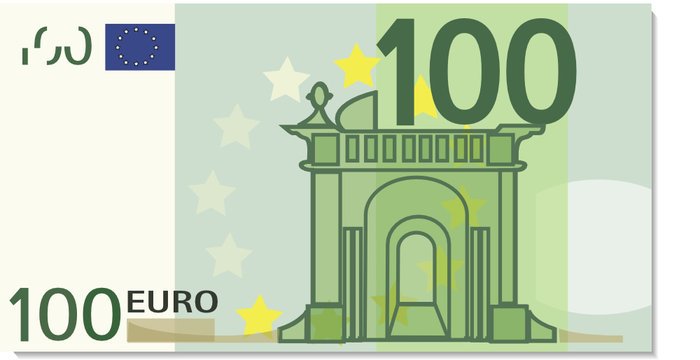 100 Евро купюра
