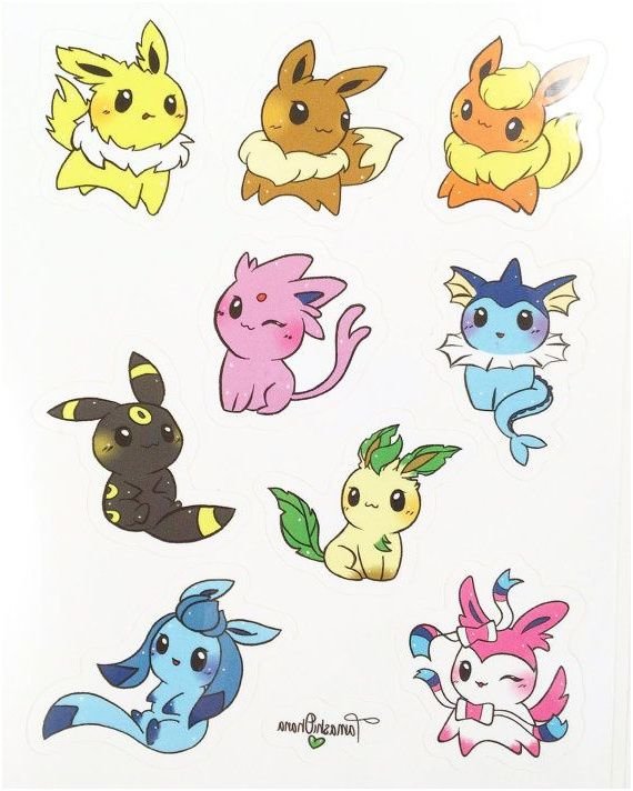 Стикеры Eevee
