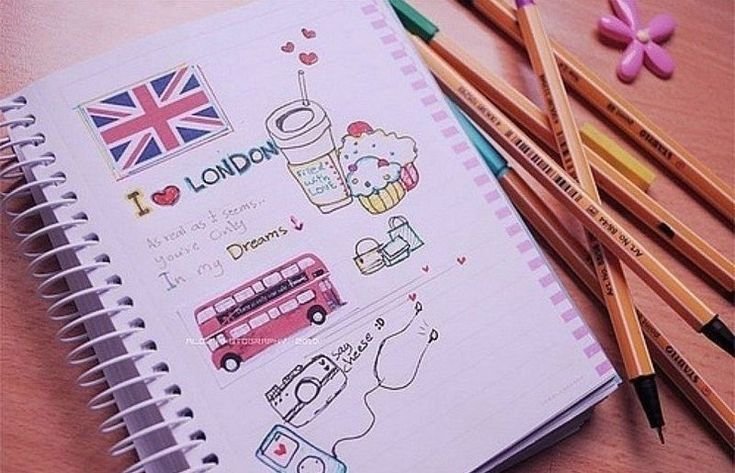 Красивые рисунки для блокнота