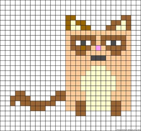 Рисунки по клеточкам котики