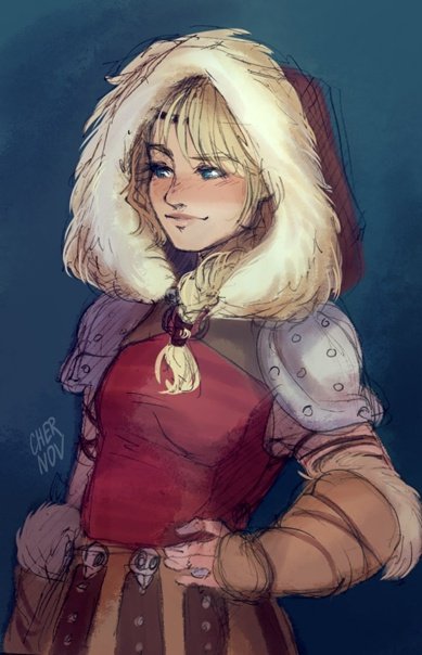 Скайрим астрид арт