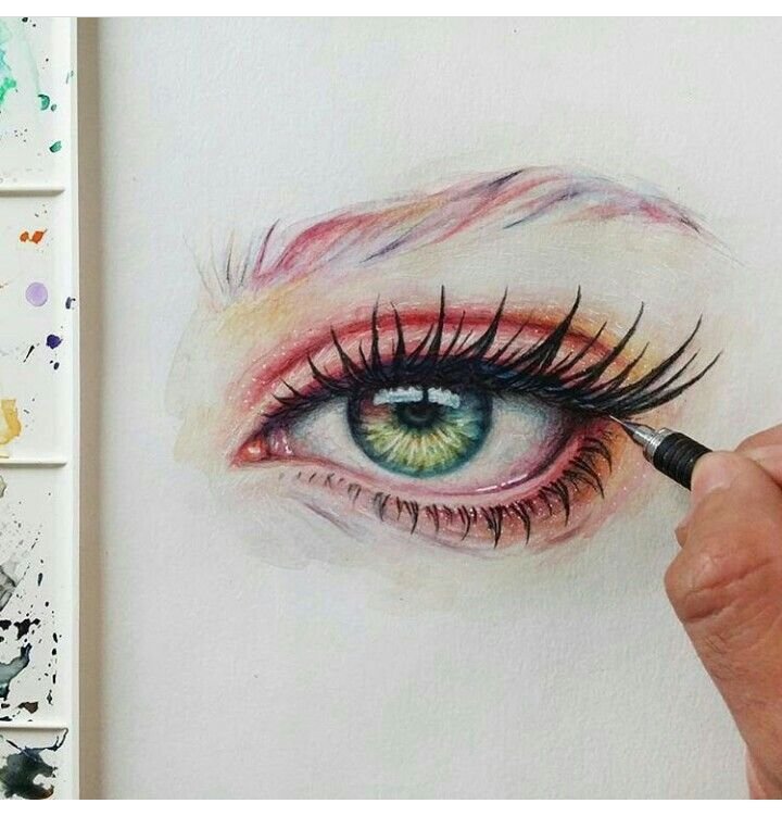 Рисунки акварелью для срисовки
