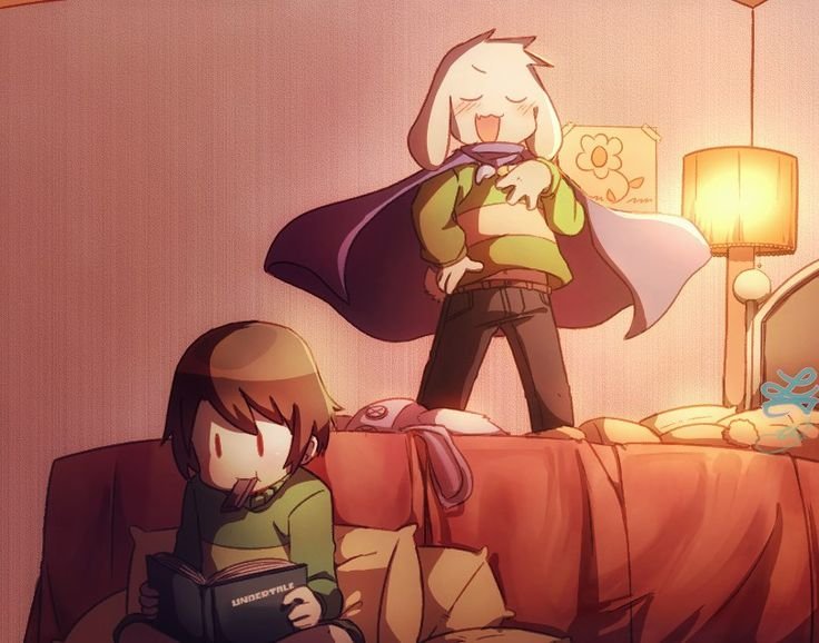 Undertale Asriel и Чара