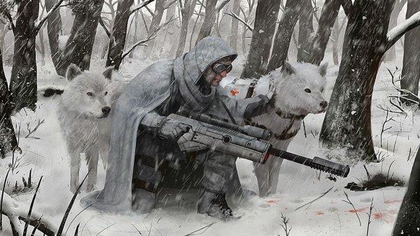 Снайпер фэнтези арт