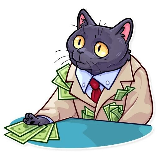 Кот Салем Стикеры телеграмм