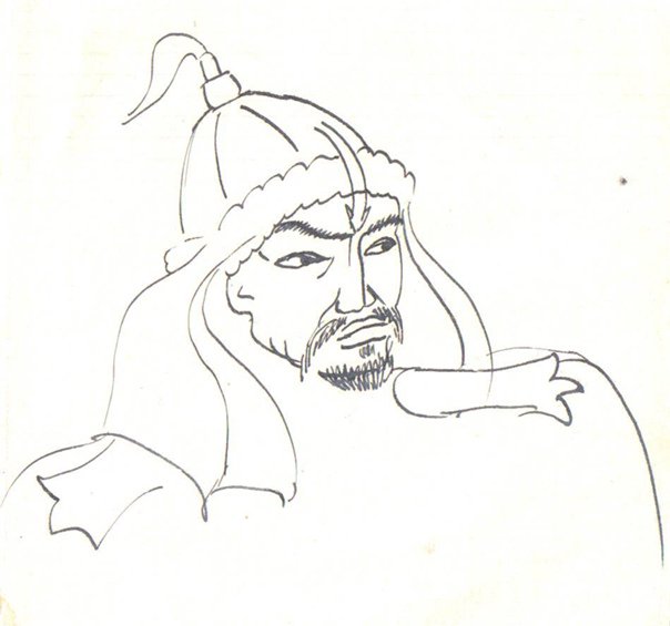Казахские рисунки