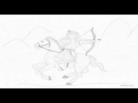 Эпос Урал батыр рисунок