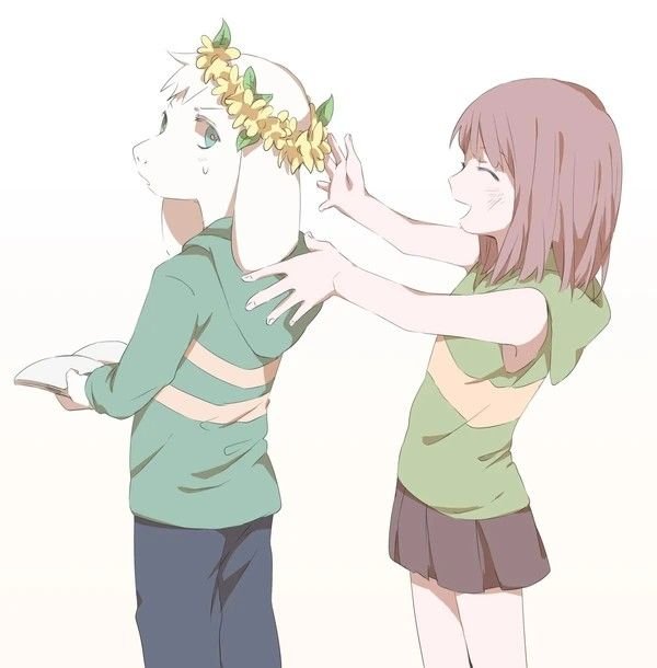 Asriel and Chara