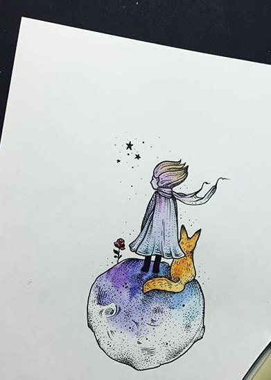 Маленький принц эскиз