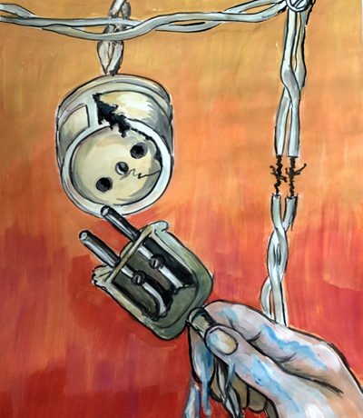 Рисунок на тему электричество