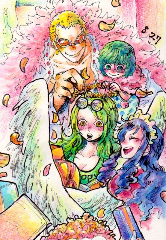 Baby 5 one piece fanart