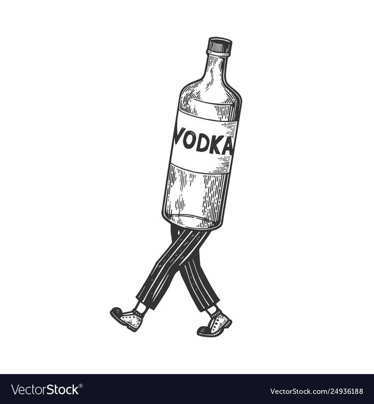Водка рисунок