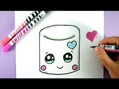 Кавай рисунки легкие