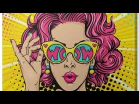Девушки в стиле поп-арт