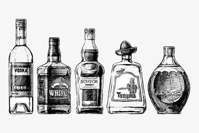 Алкоголь рисунок