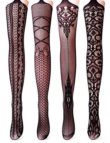 Gothic pantyhoes fishnet