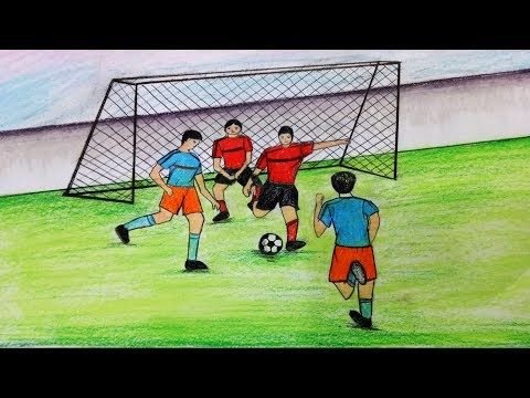 Футбол рисунок