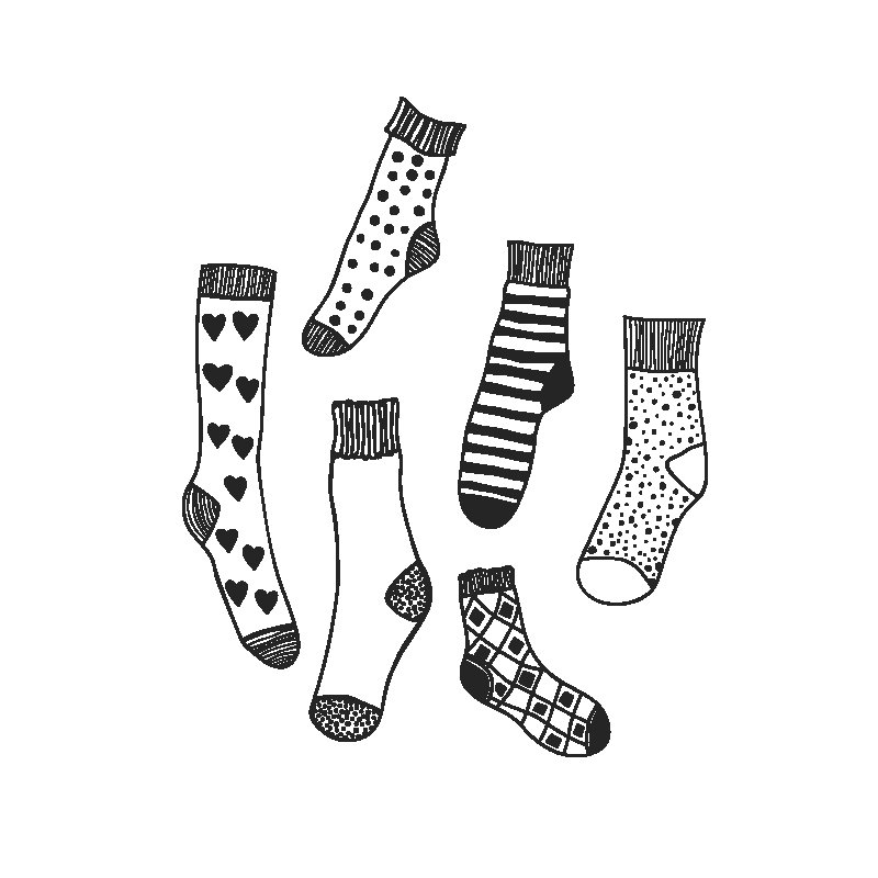 Носки эскиз